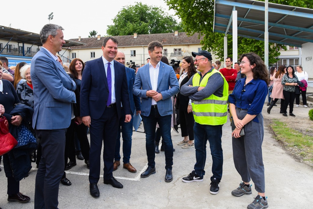 Obilazak nove fiskulturne sale u Alibunaru Mirovic 26